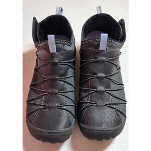 J-Sport Sprint Women's Shoes Stretch Black Slip-on Hook & Loop Closure Size 8 M